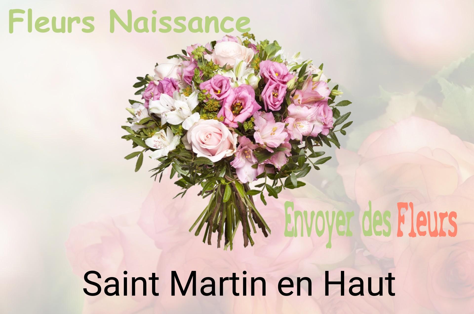 Bouquet de fleurs de naissance livré à Saint-Martin-en-Haut